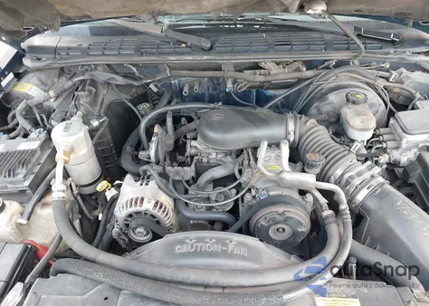 1999 Chevrolet Blazer Lt from USA, damaged, VIN 1GNDT13W8X2252356